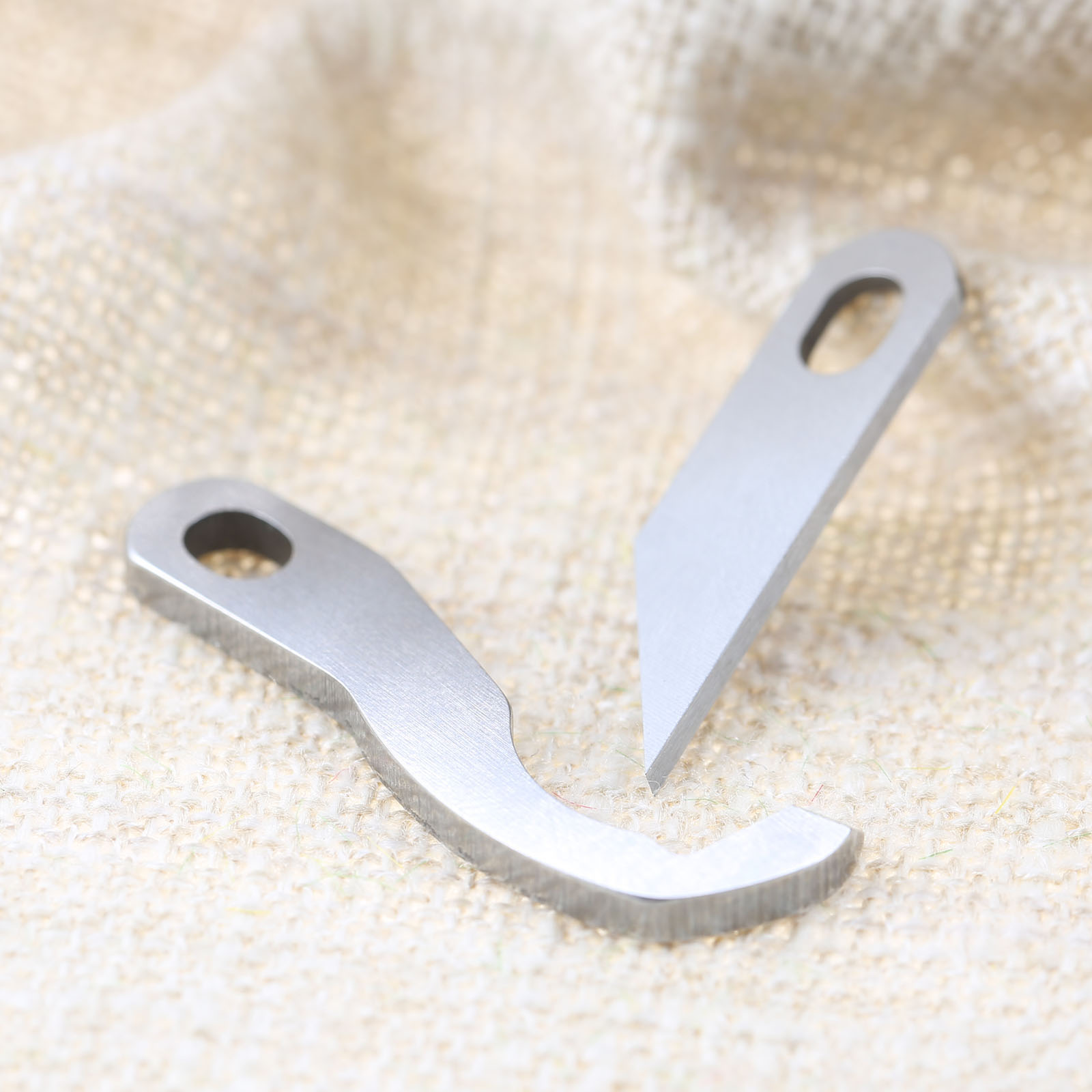 Textile Sewing Machine - Upper And Lower Blade Knife For