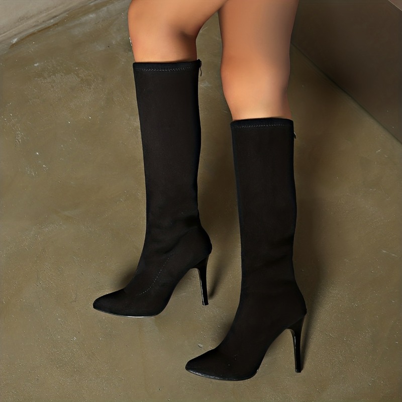 Women's Fashion Boots	Pointed  - Sewing Zipper review and price