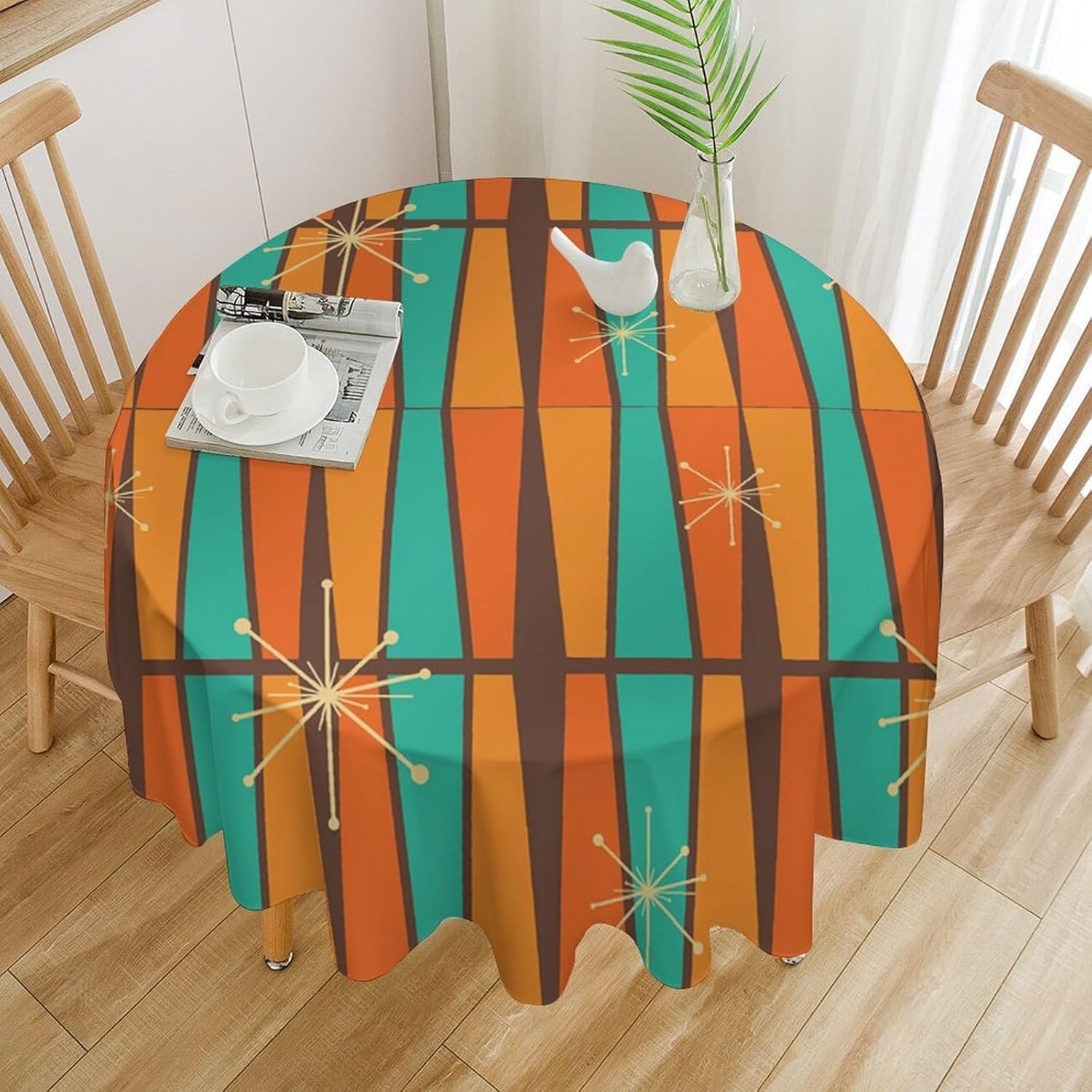 Mid Century Modern Orange Yell - Century Textile & Sewing Supply Saskatoon Sk review and price