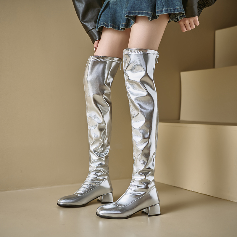 Plus Size Women Metallic Thigh - Sewing Zipper review and price