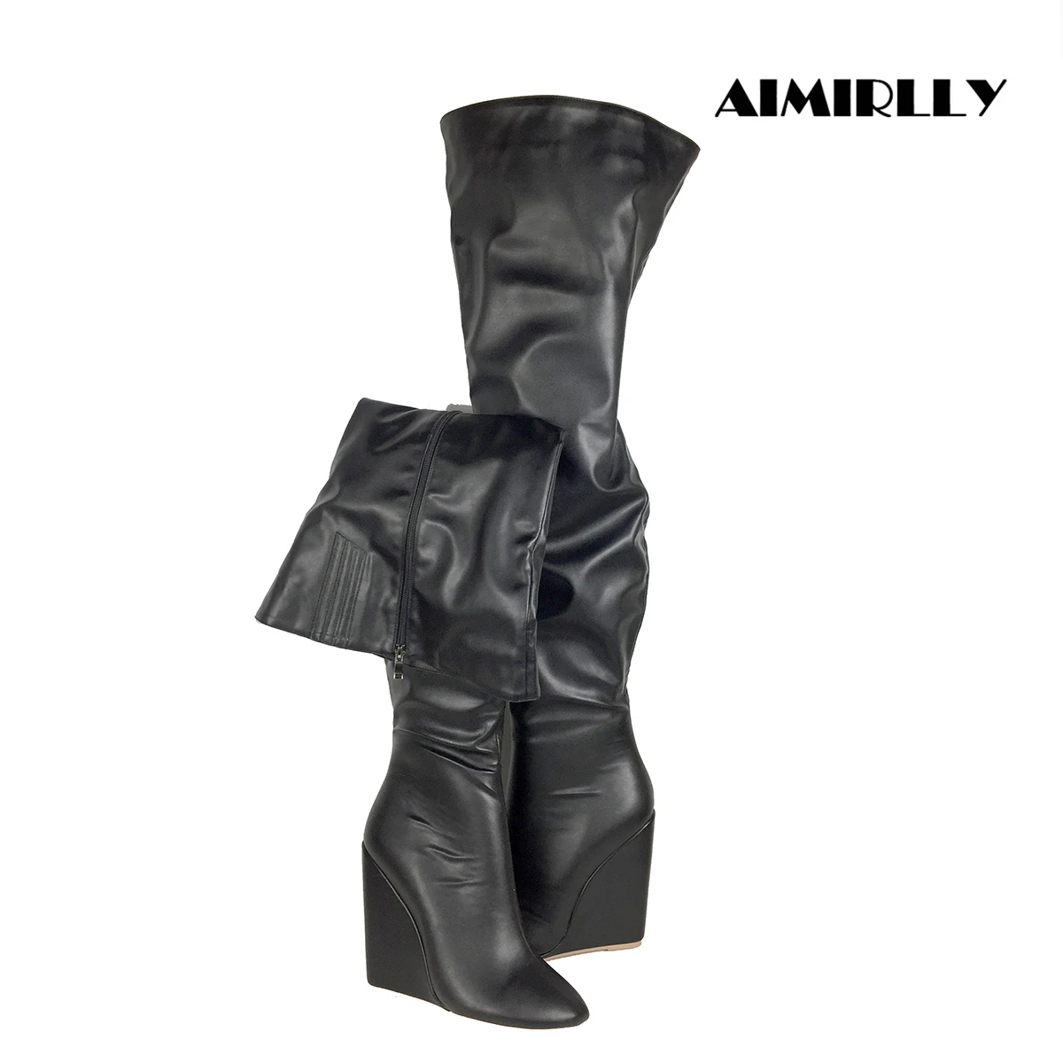 Women’s Black Over-the-Knee Bo - Sewing Zipper review and price