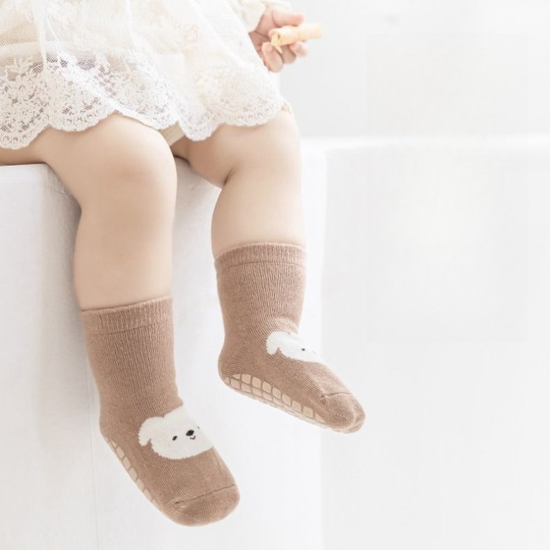 Baby Anti Slip Floor Socks Cot - Gripper Foot Walking review and price