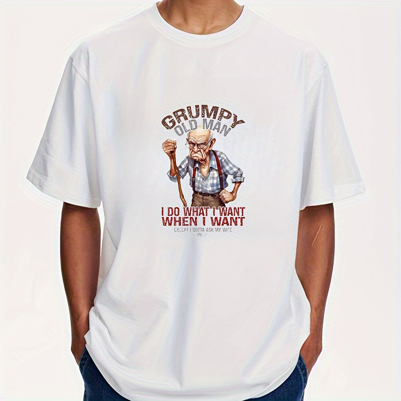 Funny Old Man Quotes Cartoon H - Iron On Patch review and price