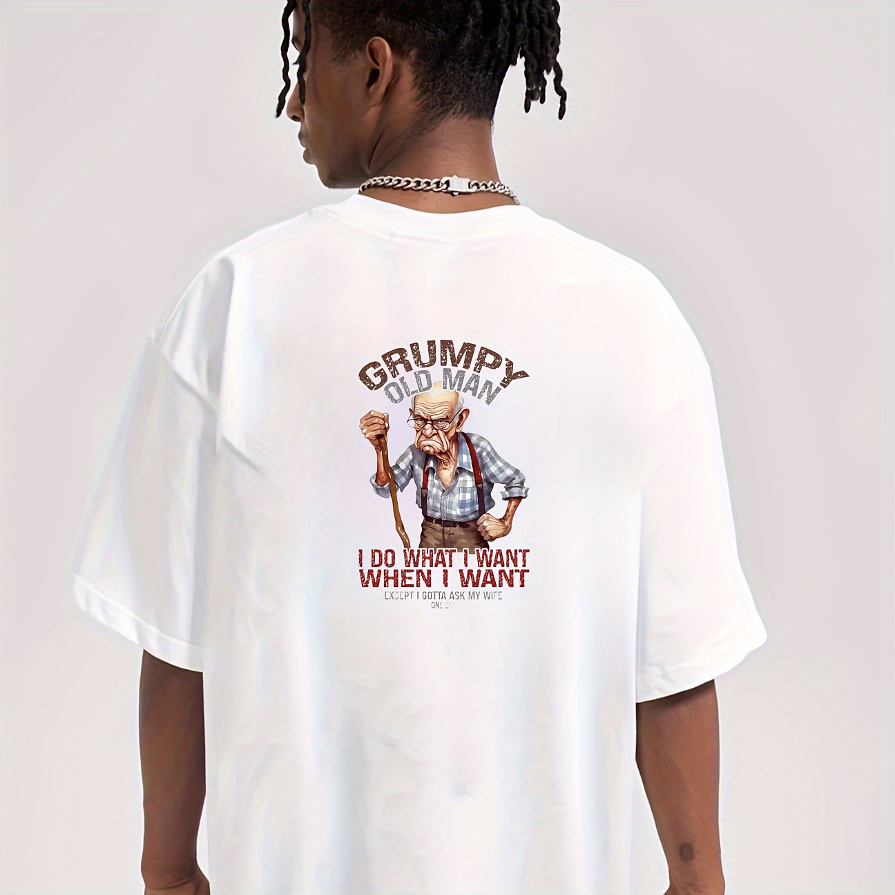Funny Old Man Quotes Cartoon H - Iron On Patch review and price