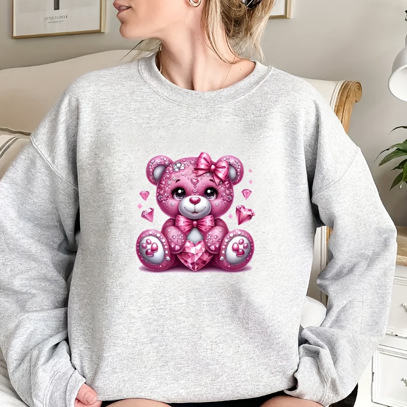 Pink Diamond Bear Heat Transfe - Iron On Patch review and price
