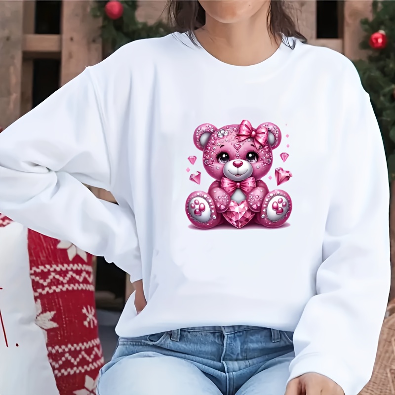 Pink Diamond Bear Heat Transfe - Iron On Patch review and price