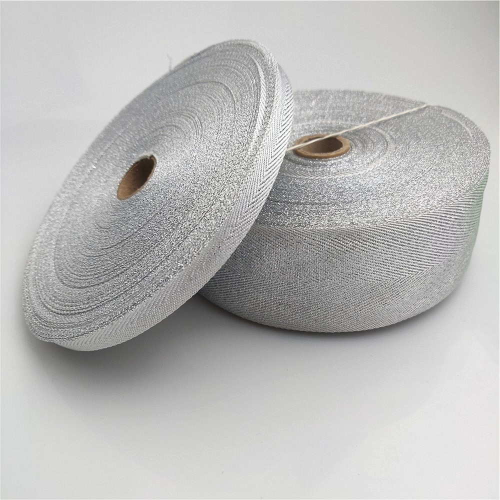 10-50mm Width Silver Twill Pol - Binding Tape Bias review and price