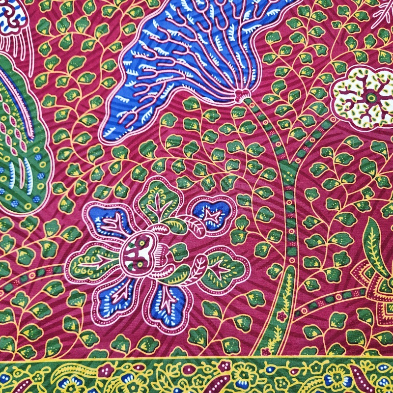 46Inch * 6Yards Green Leaves P - Sewing Batik review and price