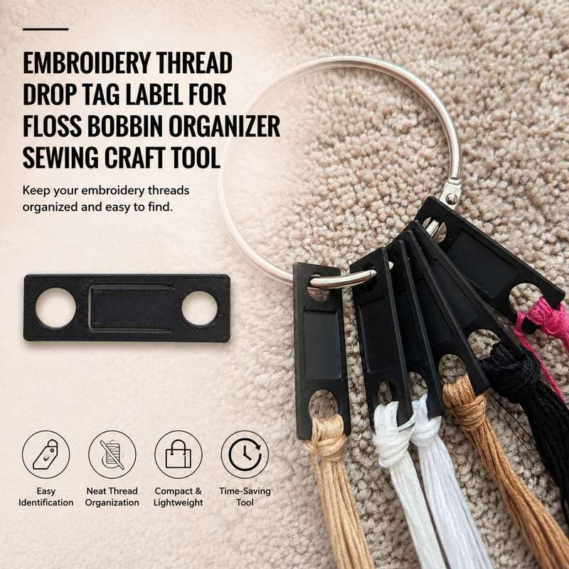 Embroidery Thread Drop Tag Lab - Sewing Label review and price