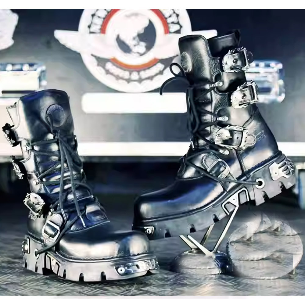 New Men's Punk Motorcycle Boot - Sewing Zipper review and price
