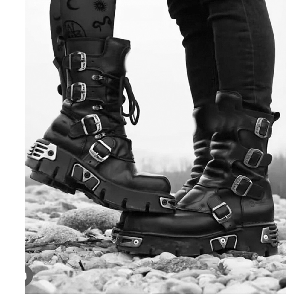 New Men's Punk Motorcycle Boot - Sewing Zipper review and price
