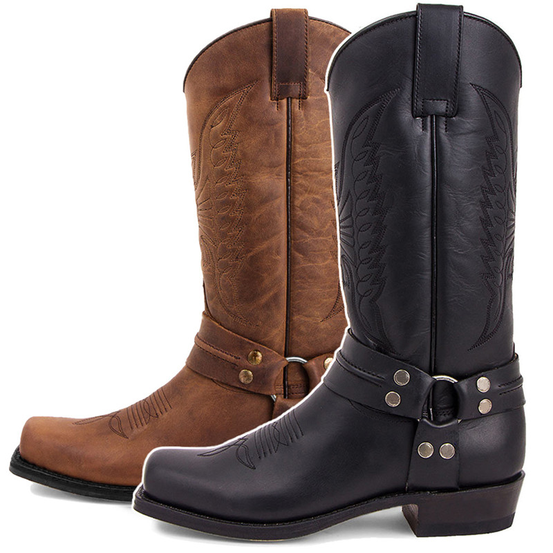New Men's Motorcycle Boots Fas - Sewing Embroidery Fabric review and price
