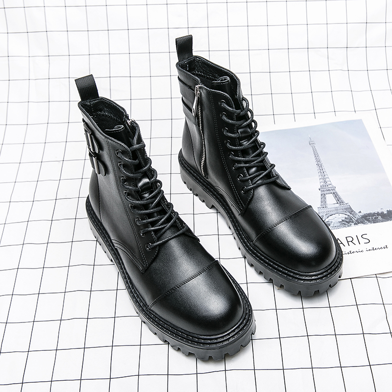 Brand Men's Naked Boots Fashio - Sewing Zipper review and price