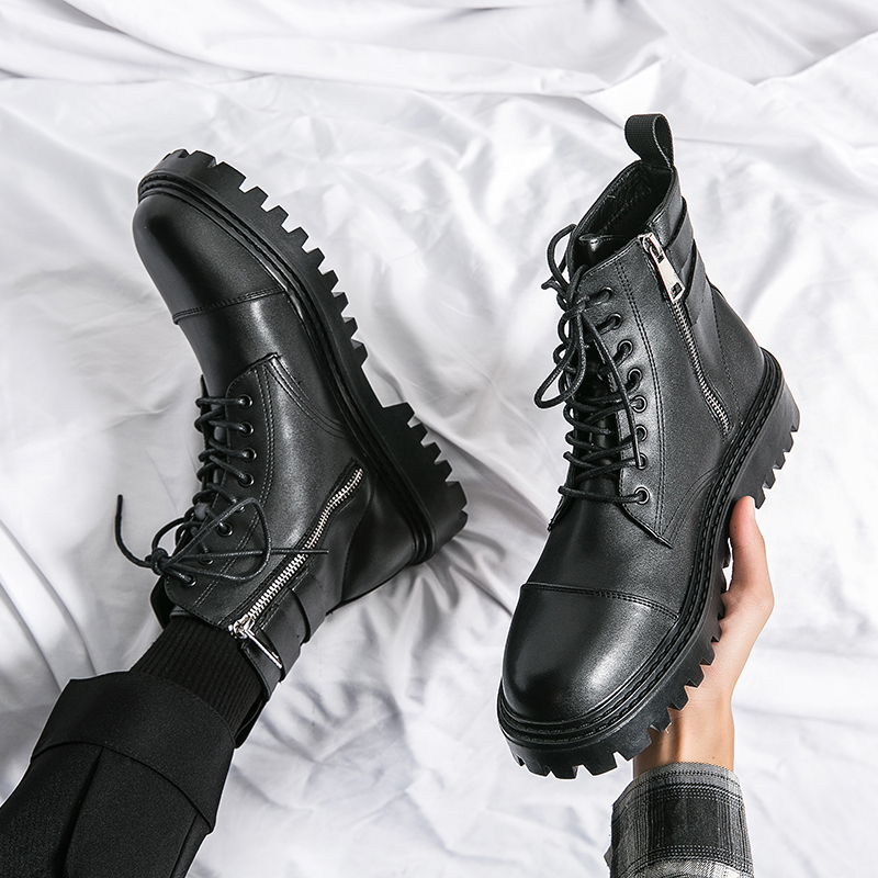 Brand Men's Naked Boots Fashio - Sewing Zipper review and price
