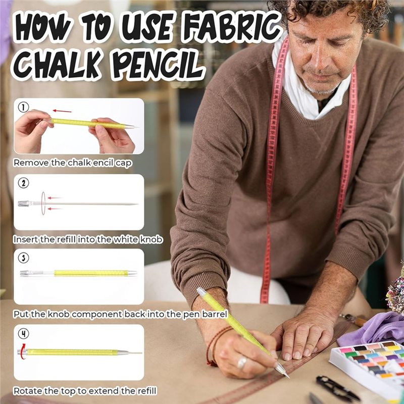 White Refill Fabric Markers An - Tailor Chalk Marker review and price