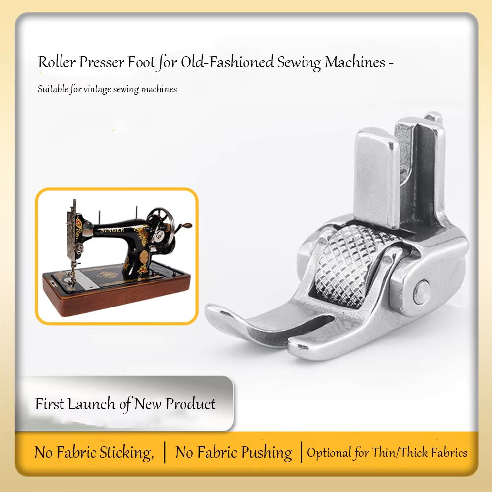 All Steel Roller Presser Foot  - Textile Sewing Machine review and price