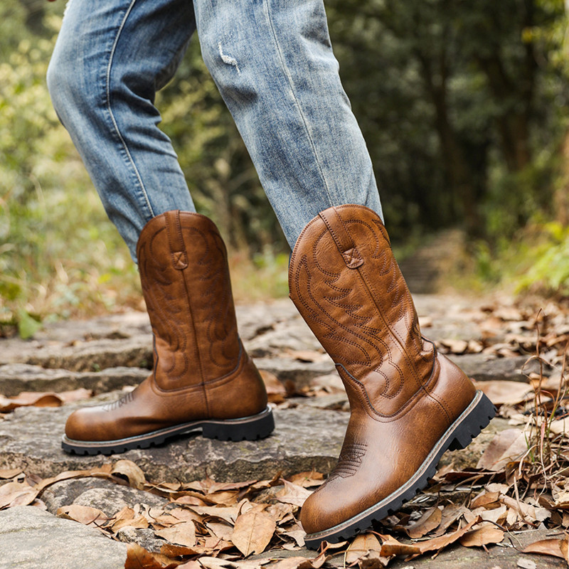 Men's Boots Classic Handmade E - Sewing Embroidery Fabric review and price