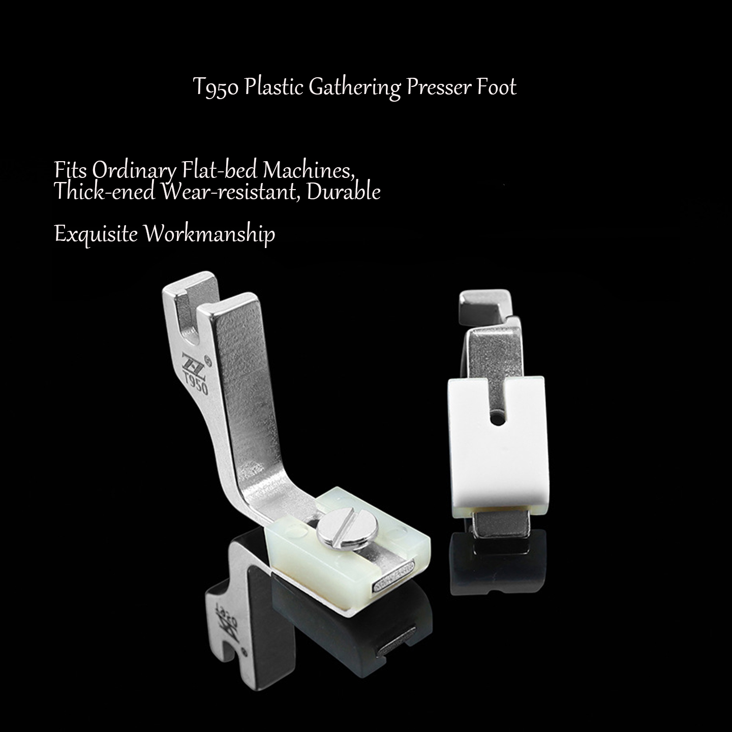 T950 Teflon Plastic Gathering  - Textile Sewing Machine review and price