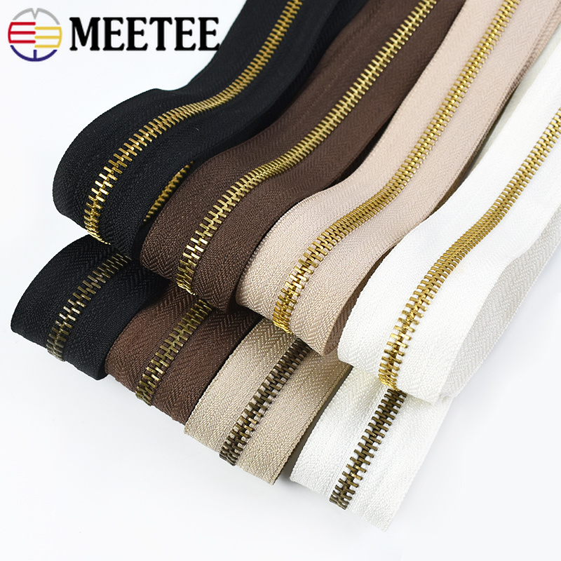 Meetee 2/4Y 3# 5# Metal Zipper - Textile And Sewing Supply review and price