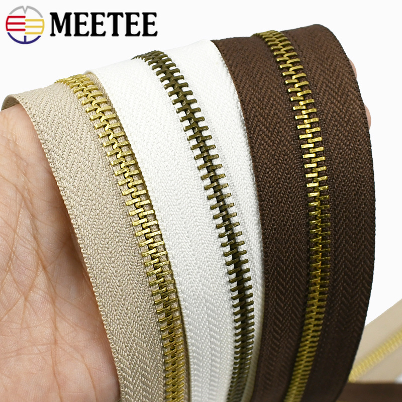 Meetee 2/4Y 3# 5# Metal Zipper - Textile And Sewing Supply review and price