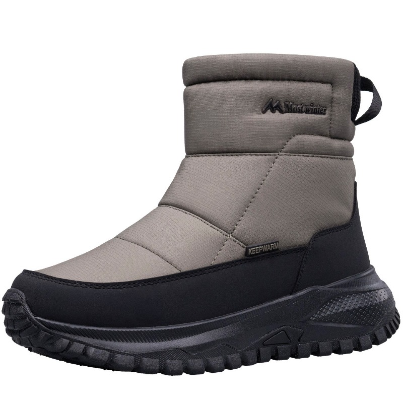 Men's Boots Warm Snow Boots Wa - Sewing Zipper review and price