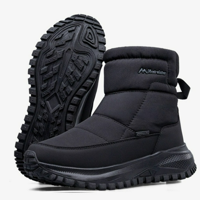 Men's Boots Warm Snow Boots Wa - Sewing Zipper review and price