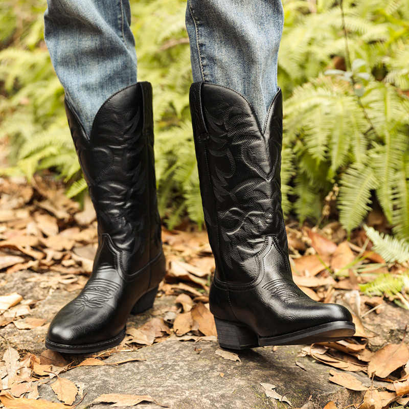 New Men Handmade Cowboy Boots  - Sewing Embroidery Fabric review and price