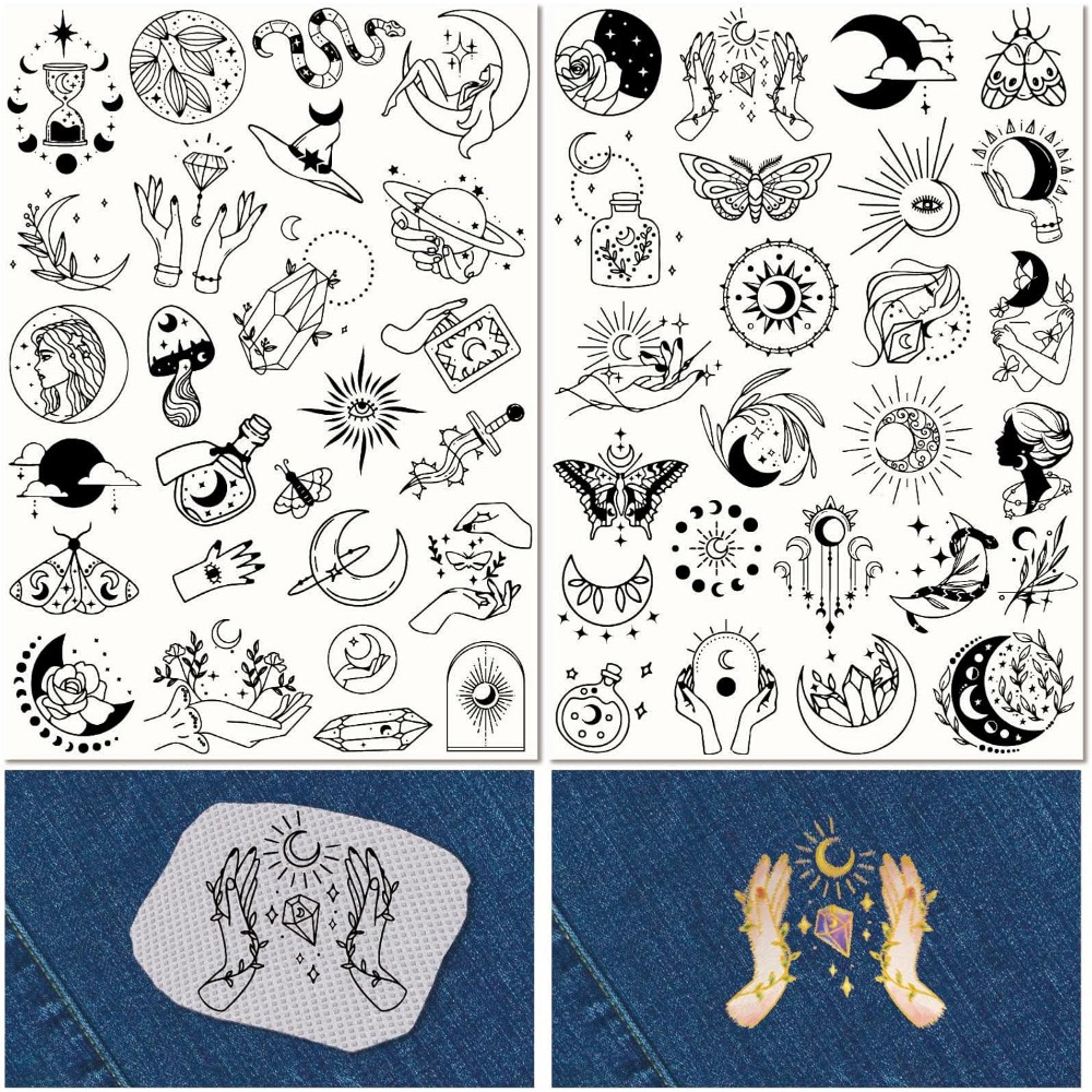 51Pcs Boho Moon Sun Water Solu - Sewing Embroidery Fabric review and price