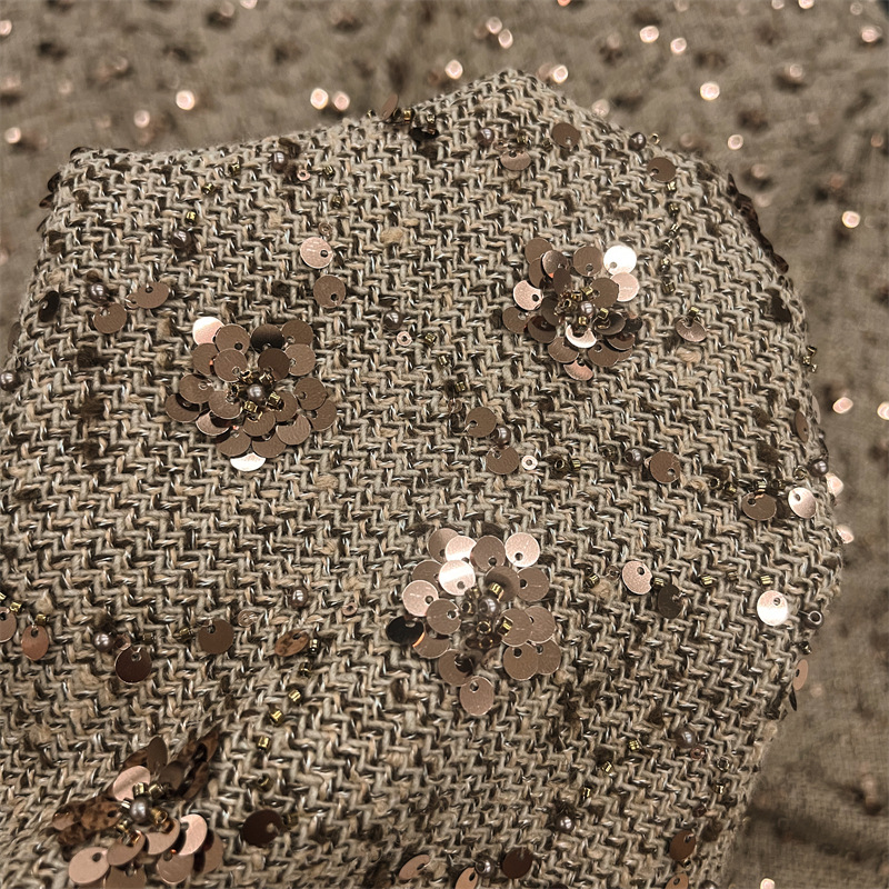 1 yard Heavy industry sequin e - Sewing Embroidery Fabric review and price